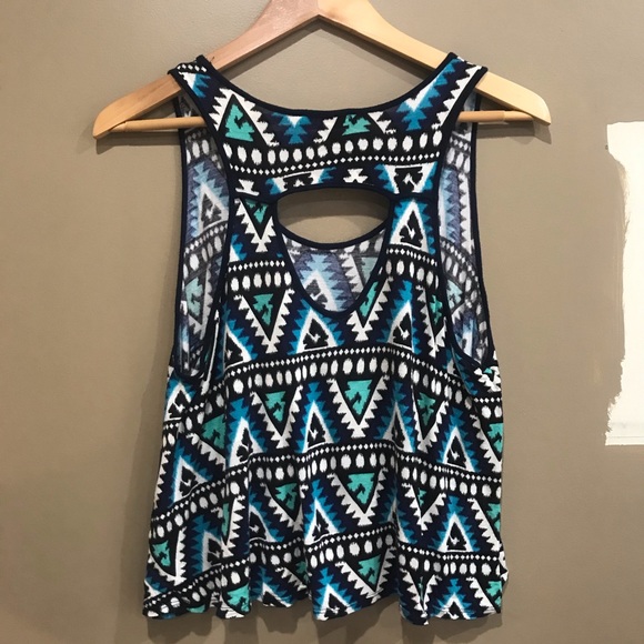 Patterned crop/tank - Picture 2 of 2